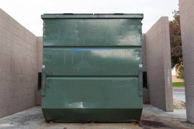 Green Dumpster